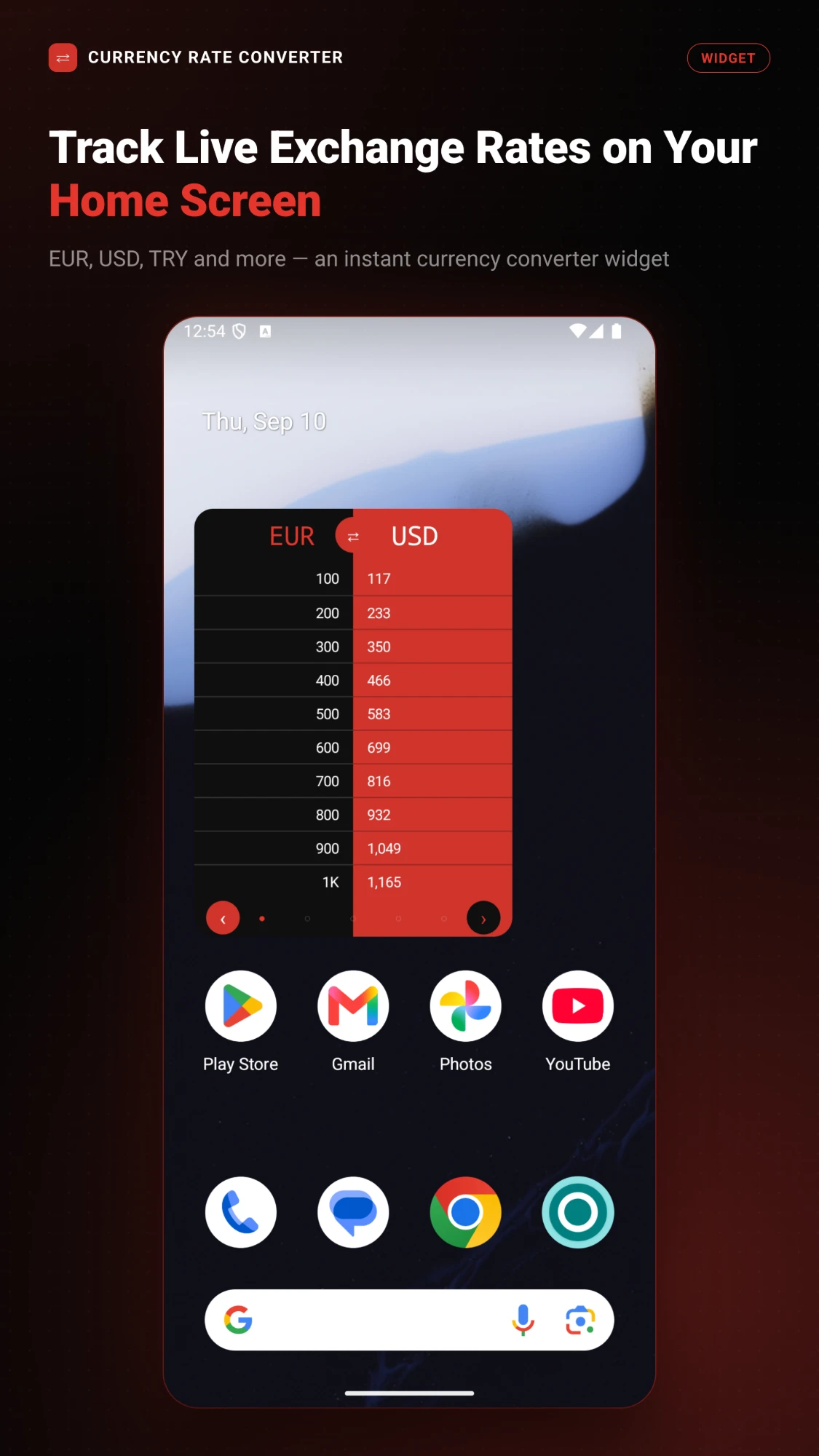Fast Currency Converter screenshot