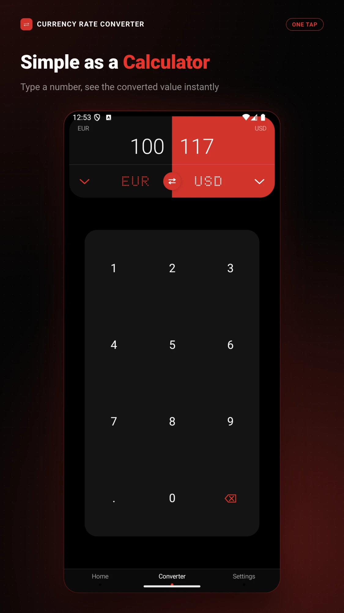 Fast Currency Converter screenshot